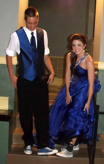 Kiwi and date, at senior prom